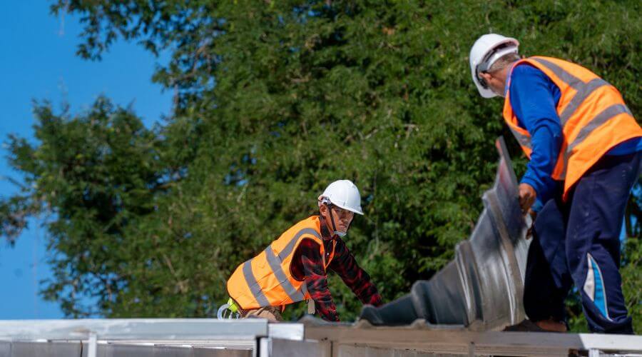 Professional metal roof installation in Fox, AR